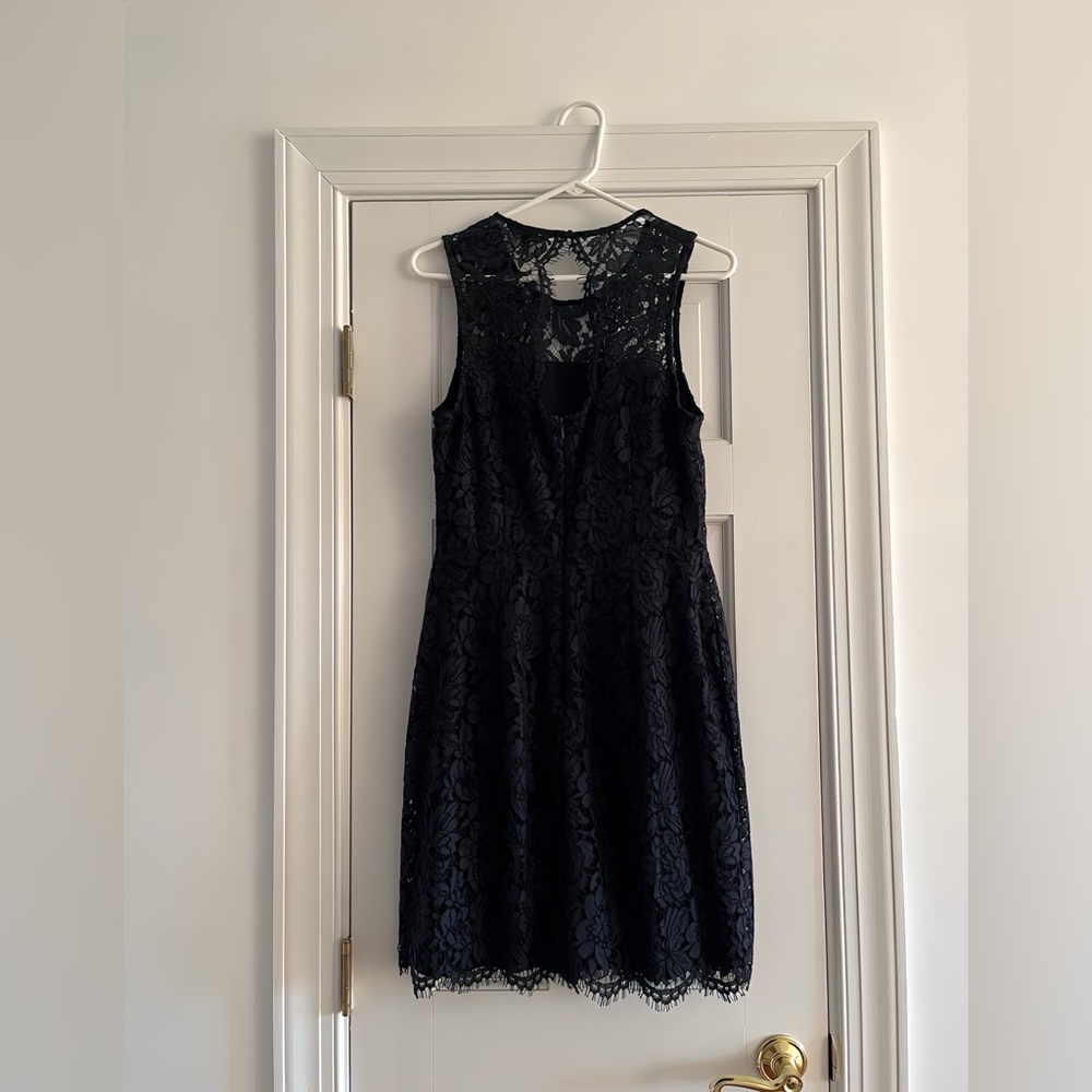 Banana Republic Black Lace Dress Size 10